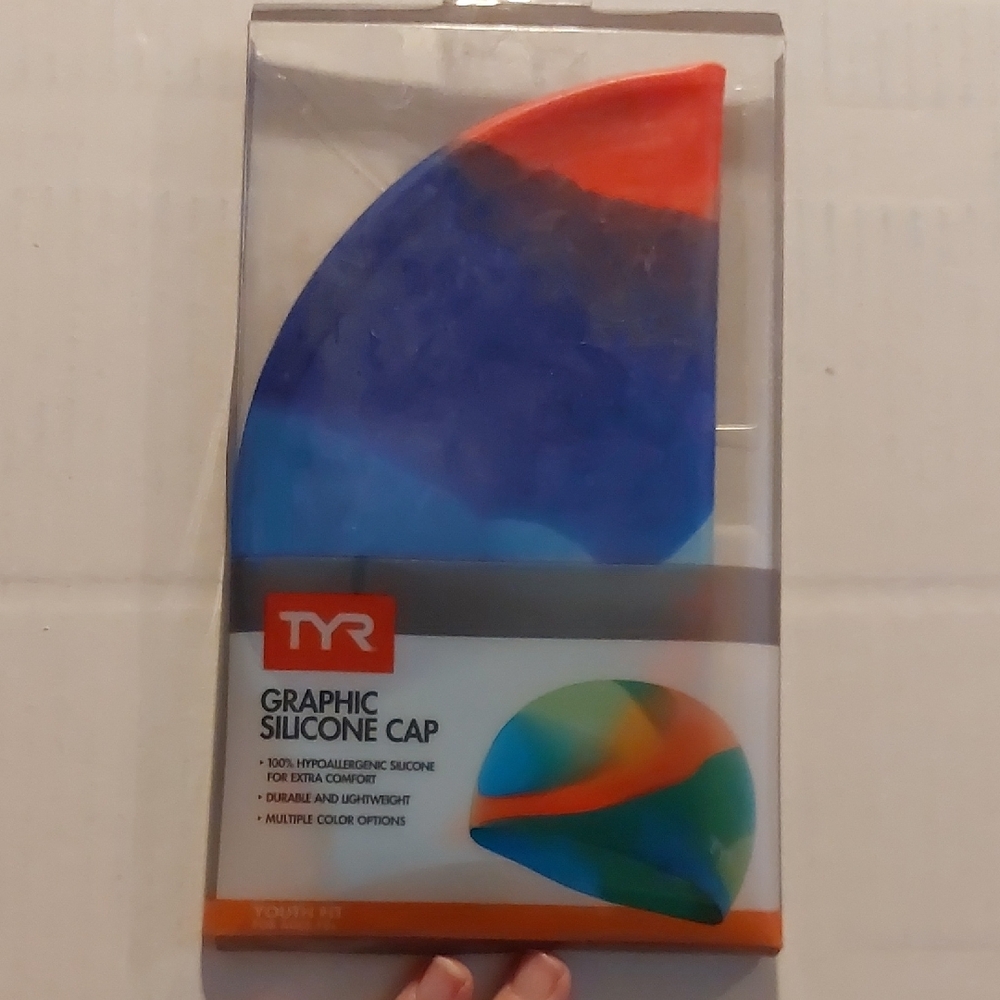TYR Multicolor Silicone Swim Cap